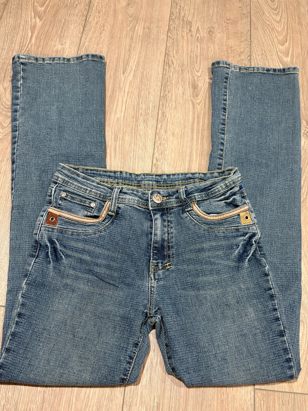 Classic Blue Womens Jeans - Mid Wash Denim